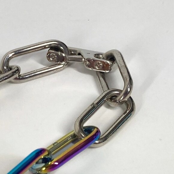 LOUIS VUITTON M80177 Collier Signature Chain Accessories Necklace - Picture 7 of 11